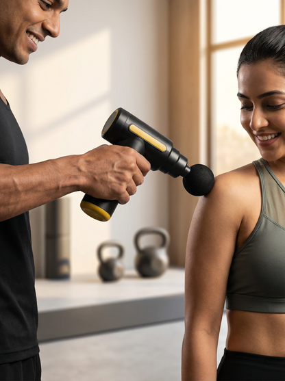 Mini Massage Gun   (Deep Muscle Relief in the Palm of Your Hand)