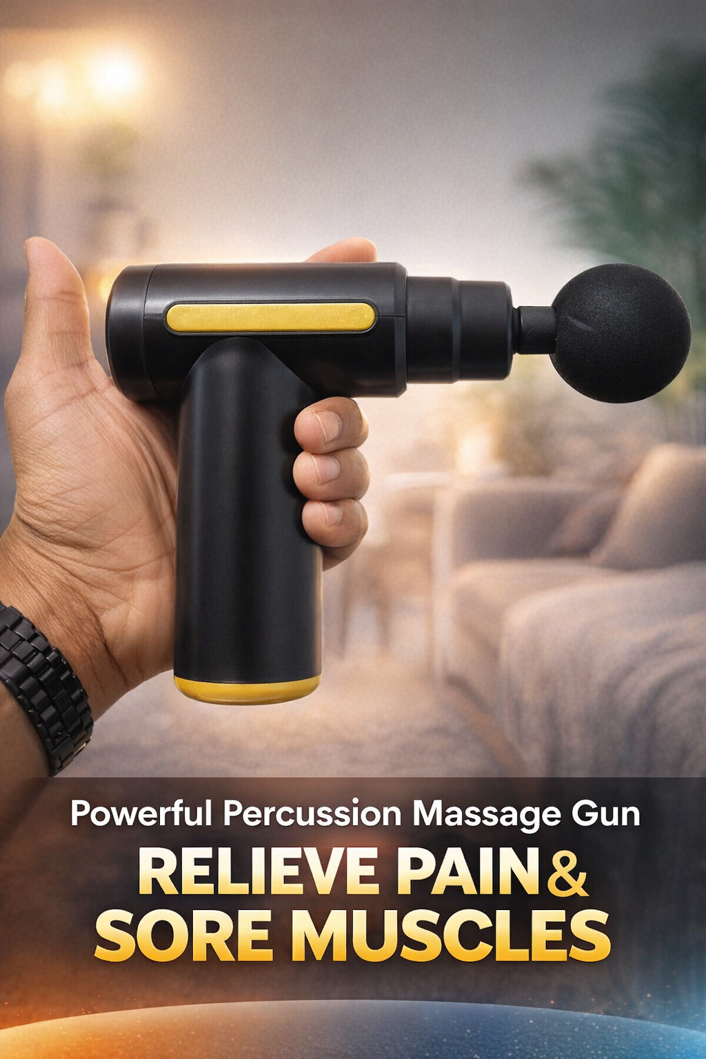 Mini Massage Gun   (Deep Muscle Relief in the Palm of Your Hand)